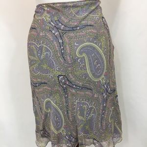 🌞 BCBGMaxazria Paisley Skirt (B-11)